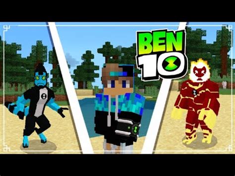 FINALMENTE SAIU A MELHOR ADDON DE BEN 10 PARA MCPE YouTube