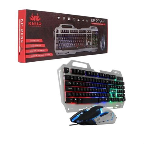 KIT Gamer Knup Teclado Mouse Kp 2054