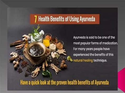 Ppt 7 Health Benefits Of Using Ayurveda Powerpoint Presentation Free