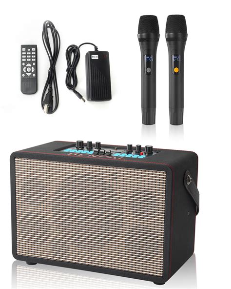 Karaoke Machine with 2 Microphones and Bluetooth, Magic Singing Karaoke ...