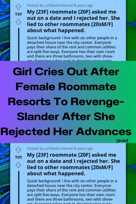 Girl Cries Out After Female Roommate Resorts To Revenge Slander After