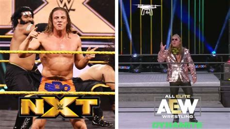 Aew Dynamite And Wwe Nxt Ratings Nxt Numbers Up Dynamite Down But