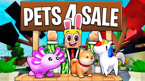 I Opened My Own Pet Shop Roblox Youtube