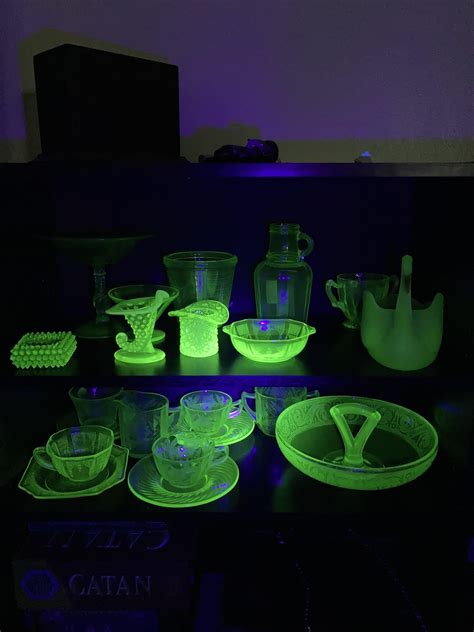 My Uranium Glass Collection Just Wanted To Share Uraniumglass