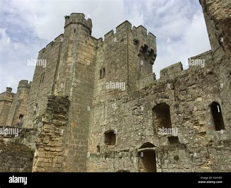 Interior detail of Bodiam Castle in Kent UK Stock Photo - Alamy