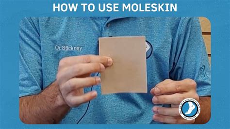 How To Use Moleskin Youtube