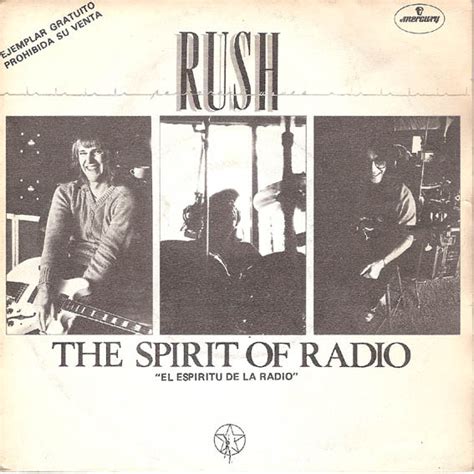 Rush The Spirit Of Radio El Espiritu De La Radio 1980 Vinyl