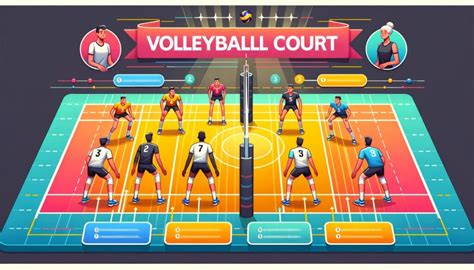 Volleyball Court Positions: Your Complete Guide - volleyball seeker