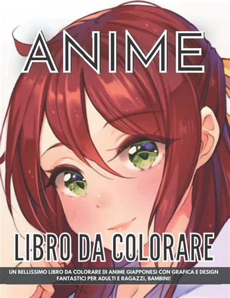 Buy Anime Libro Da Colorare Un Bellissimo Libro Da Colorare Di Anime