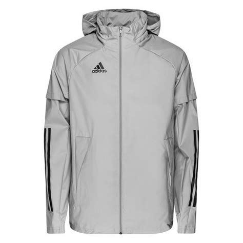 Adidas Jacke Condivo All Weather Grau Schwarz Unisportstore De