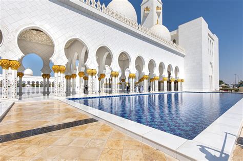 Masjid Abu Dhabi Kolam Renang Foto Gratis Di Pixabay Pixabay