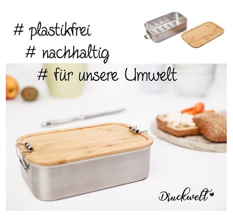 Brotdose Lunchbox Edelstahl Xl Graviert Mit Wunschname Etsy