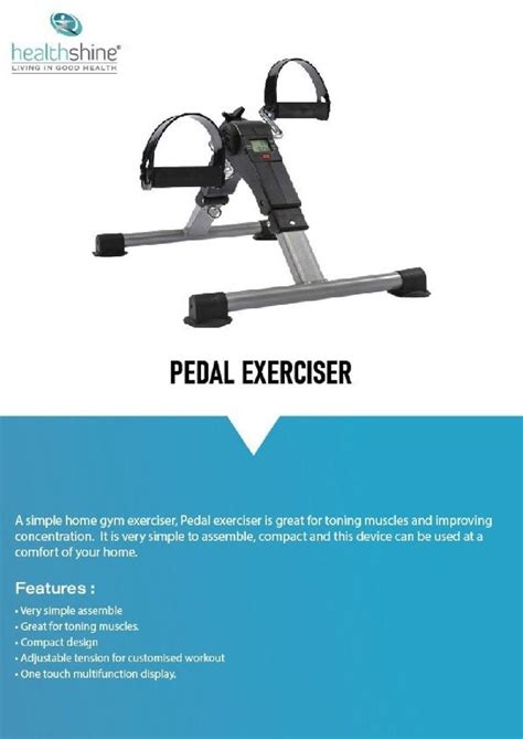 Abdominal Personal Healthshine Pedal Exerciser At Rs In Bengaluru