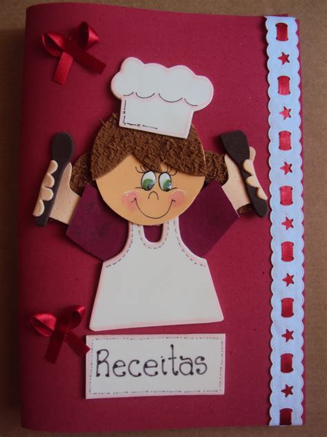 Lú Art Mania Capa para caderno de receitas