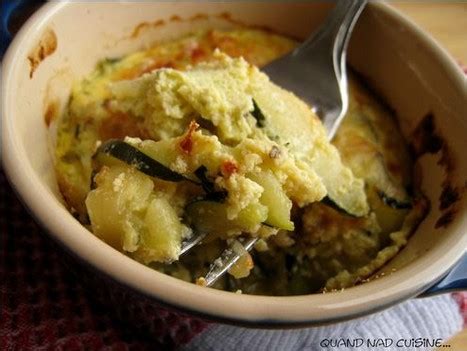 Gratins de courgettes à la ricotta Quand Nad cuisine