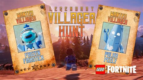 LEGO Fortnite Legendary Villager Hunt Frozen Fishstick Polar Peely