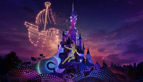 Neue Drohnenshow Disney Electrical Sky Parade Im Disneyland Paris