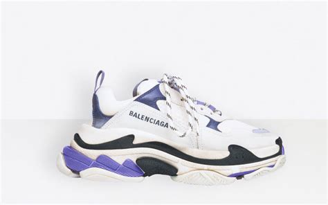 Balenciaga Triple S Wit Paars Collectie Sneakerstad