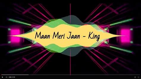 King Maan Meri Jaan Lyrics Youtube