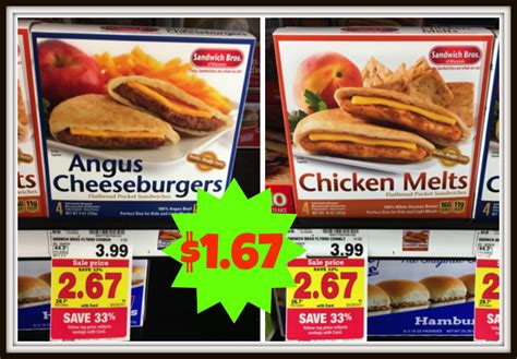 Snag Sandwich Bros. Frozen items for ONLY $1.67 each at Kroger (Reg ...