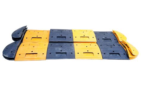 Rubber Speed Bumps (50mm) ES-B09 Kit (5 meters 10 end caps