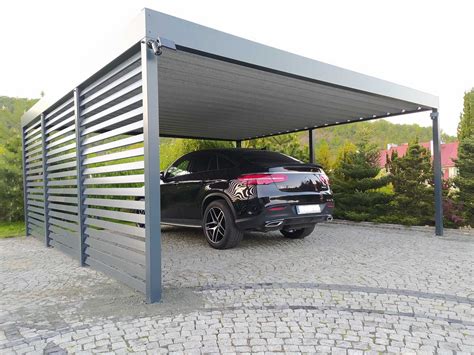 Wiata Samochodowa Carport Gara Owa Dwustanowiskowa X Cm