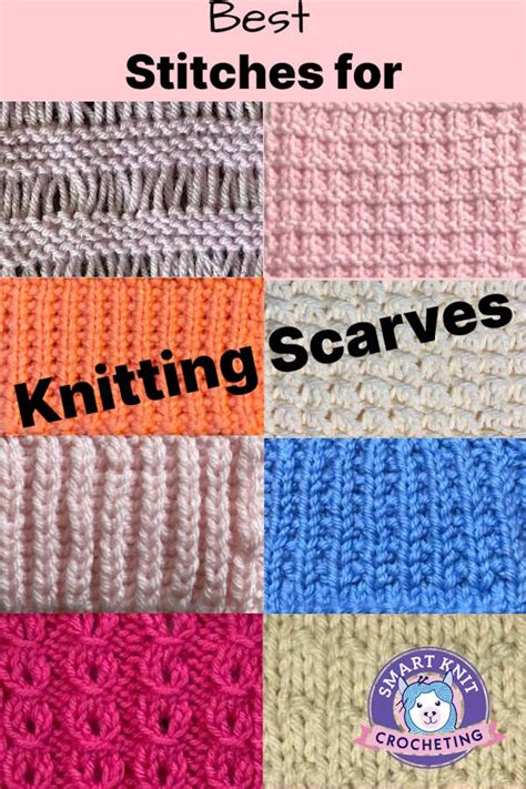 24 Best Stitches for Knitting Scarves