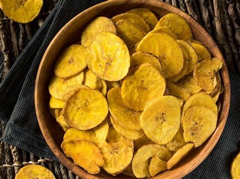 Recettes Chips De Plantain Au Four Soscuisine Recipe Vegan Dishes