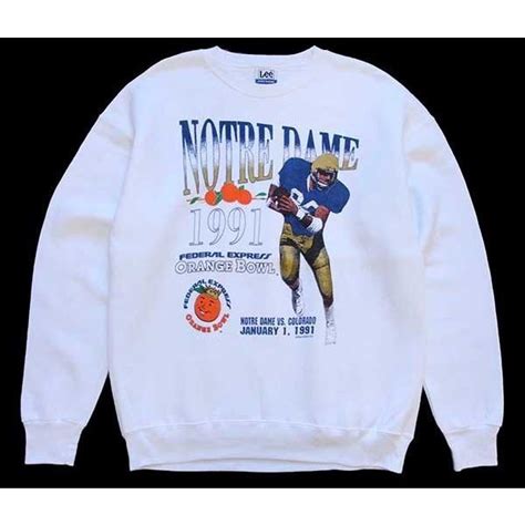 S Usa Lee Notre Dame Orange Bowl Xl