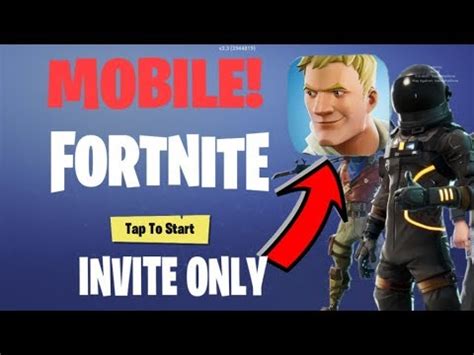 I GOT INVITED TO FORTNITE MOBILE Fortnite Mobile Gameplay Review