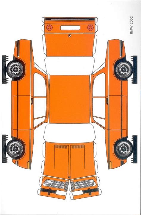 Papercraft Cars Ideas In A Paper Model Car Paper Car Paper