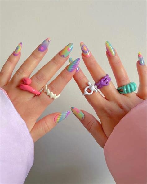 Uñas Pic And Mix La Tendencia Que No Sabías Que Necesitabas Es La Moda