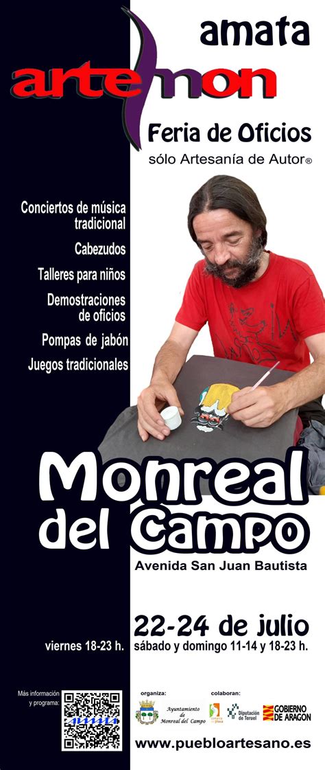 2022 Cartel Solo Monreal Del Campo Feria Oficios 1 Monreal Del Campo