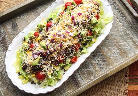 Hearty Turkey Taco Salad Recipe - Just Short of Crazy