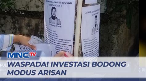 Waspada Investasi Bodong Modus Arisan YouTube