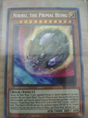 Yu Gi Oh Nibiru Das Urwesen Neuwertig Geheim Selten EBay