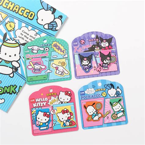 Sanrio Characters Comic Style Magnetic Bookmark Set Kawaiienvy