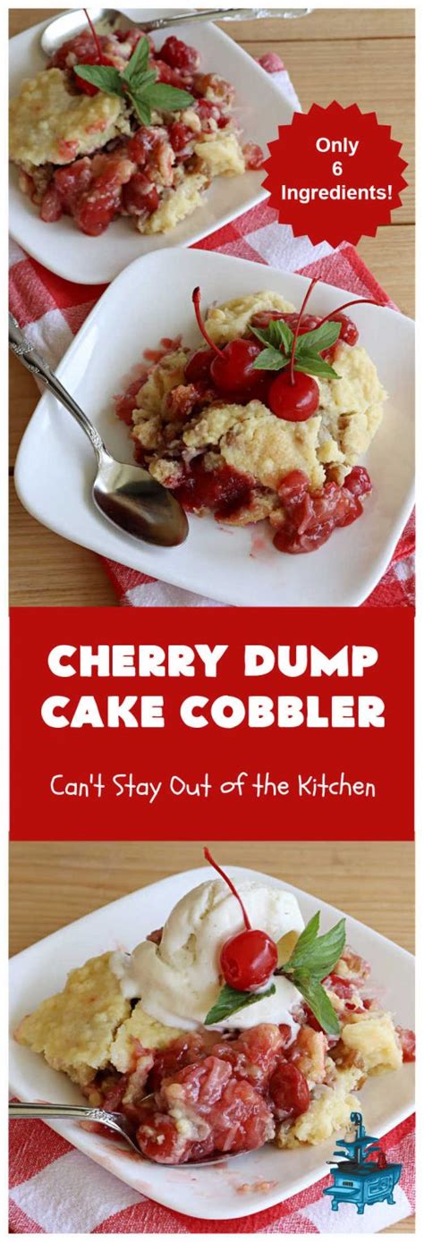 Cherry Dump Cake Cobbler Can T Stay Out Of The Kitchen