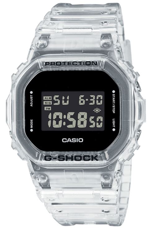 Купить прозрачные часы Casio коллекции G-Shock. Наручные часы Джишок с ...