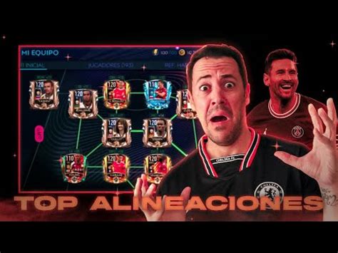 REACCIONANDO A EQUIPOS DE SUBS TOP ALINEACIONES FIFA MOBILE 21 YouTube