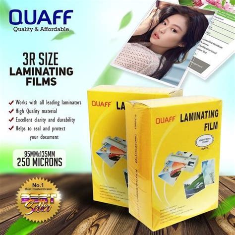 R Quaff Laminating Film Pcs Mic Lazada Ph