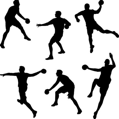 Handball Vector Images Over