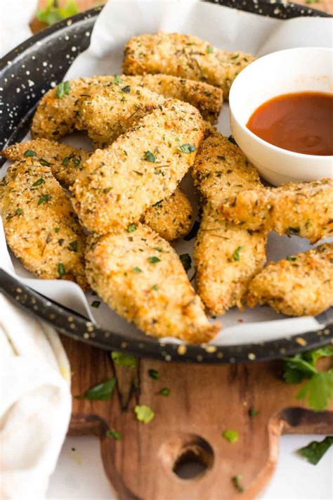 Crispy Air Fryer Chicken Tenders Gluten Free Dairy Free Dish By Dish