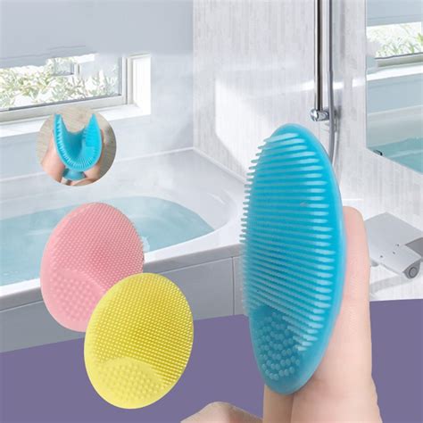 3 Pack Silicone Face Scrubbers Exfoliator Brush Facial Cleansing Brush Pad Scrub Scrubby Pore