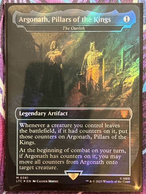 Argonath Pillars Of The Kings Ltc Surge Foil Bootleg Mage