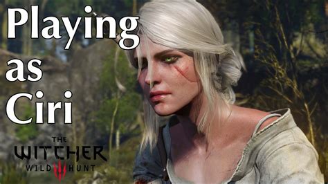 The Witcher Playing As Ciri Fighting A Werewolf Youtube