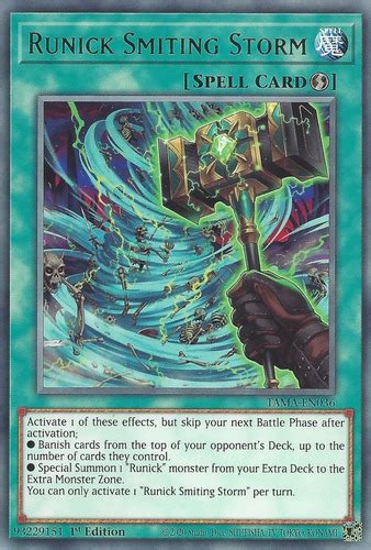 Runick Smiting Storm : YuGiOh Card Prices