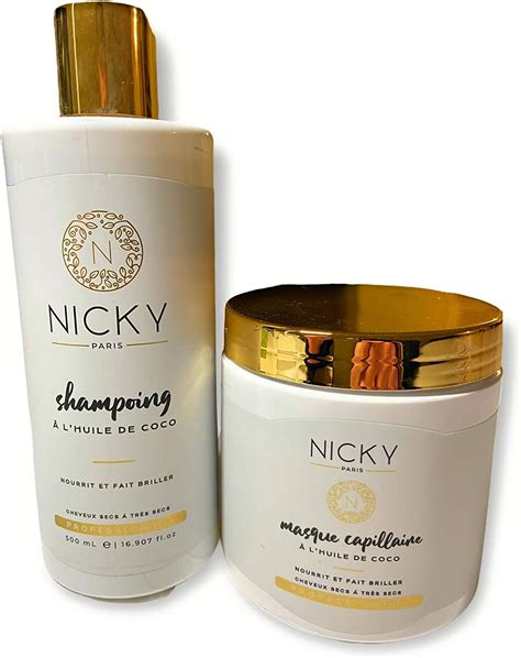 nicky paris Gamme COCO NOUVELLE FORMULE Shampoing et Masque à l huile