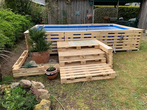 Build A Swimming Pool Out Of Pallets Artofit