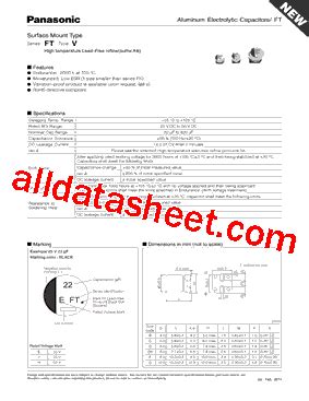 Eeeft H Ap Datasheet Pdf Panasonic Semiconductor